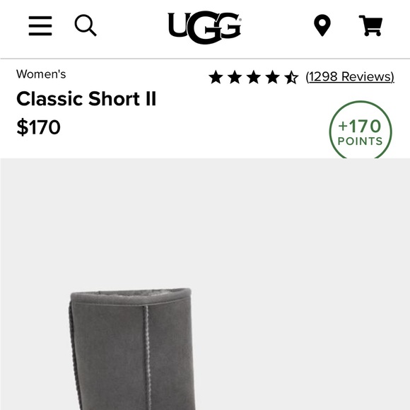 UGG Womens Classic Short II - Picture 8 of 9